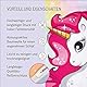 TAMEOLIE Einhorn Kinderbettwäsche 100x135cm 40x60cm [NEU 2023] 100% Baumwolle, Unicorn, Bettwäsche Pferde, Baby Bettwäsche, Mädchen Bettwäsche