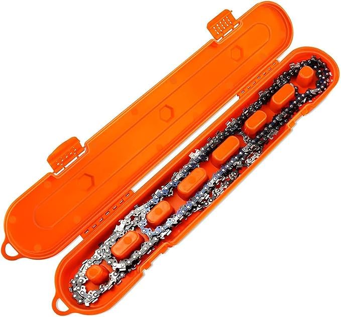 6-20 Inch Chainsaw Chain Storage Box Organizer Anti-Tangle Protection