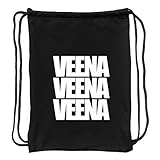 Schwarz Sporttasche 100% Polyester.