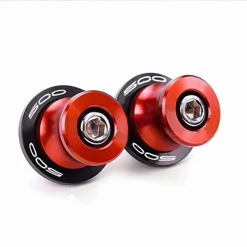 Diabolos Béquille de Stand Diabolo Moto pour Kawasaki Z500 pour Ninja 500 Vis De Béquille Supports De Bras Oscillant Et Glissières(Rouge)