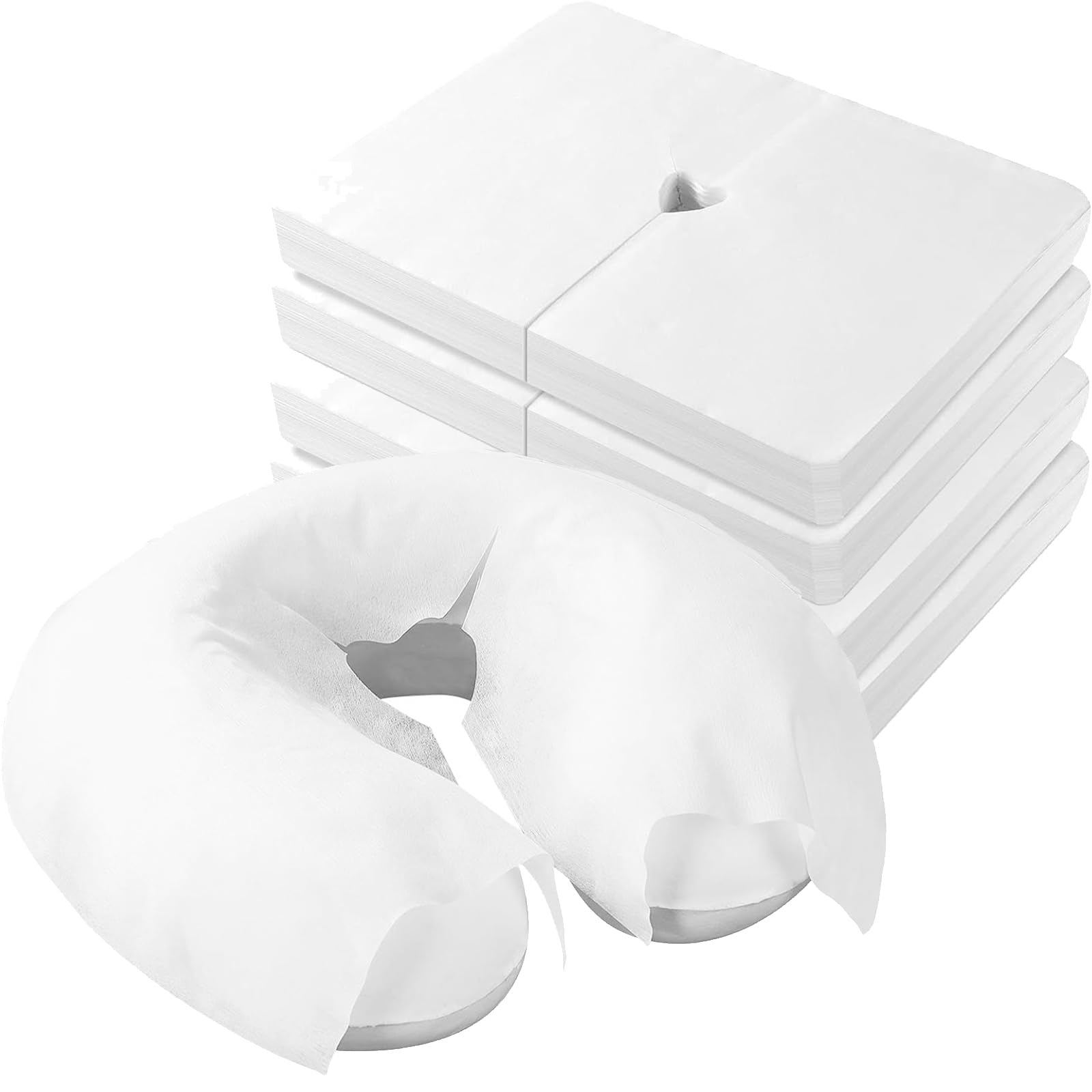 Almohada de masaje con fundas desechables para cuna facial ultra suaves e higiénicas