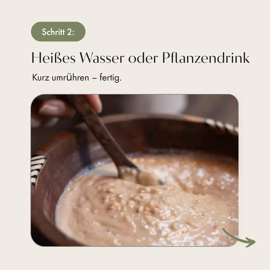 JOY NATURALS Mandel Protein Porridge NATUR Bio 1000g – Veganes Frühstück mit hohem Eiweißgehalt, Ohne Zuckerzusatz, Glutenfrei, Pflanzliches Protein