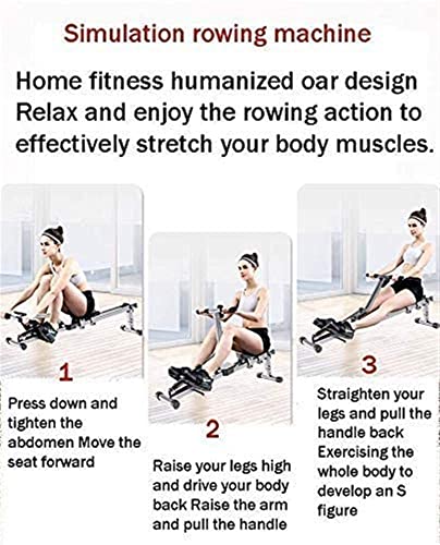 Image of Fitness Equipment Equipment Home Gym Rowing Machine Hydraulic Resistance Rowing Machine Indoor Rowing Machine Rowing Bench Abdominal Fitness Equipment 90 Mult