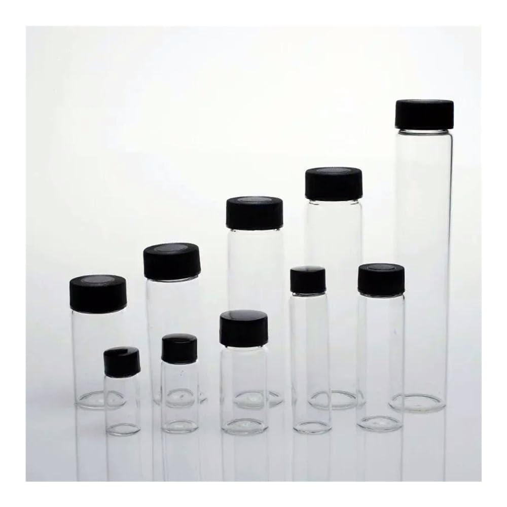 Fiala for reagenti da laboratorio in vetro da 2-60 ml, piccole fiale trasparenti for esperimenti chimici(20ml 20pcs)