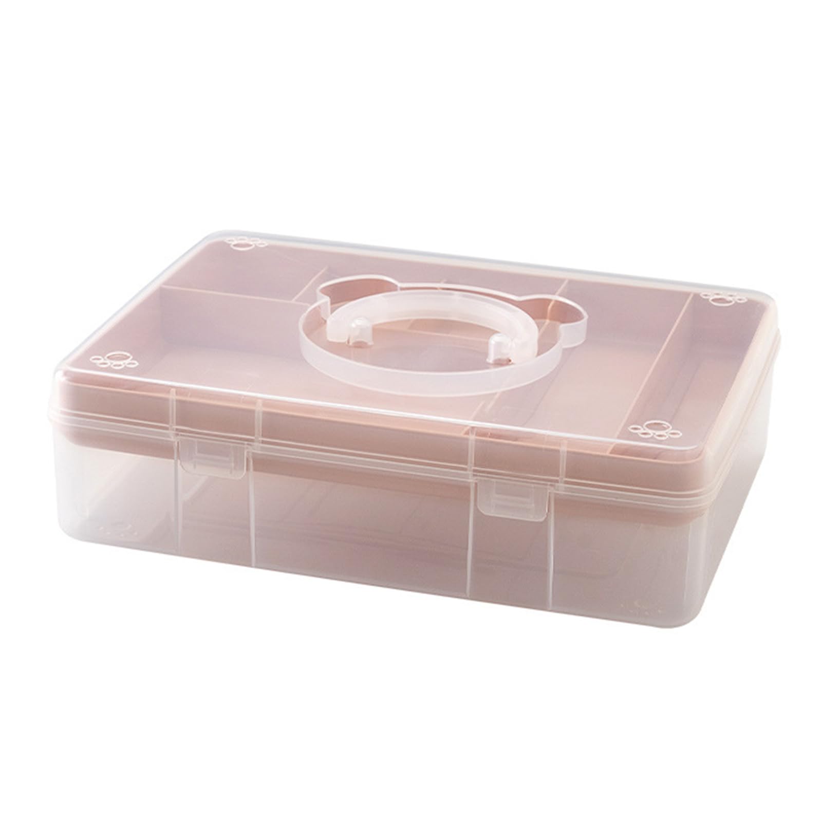 SHYYOULQE Organiser Storage Box Stackable Container for Stationery Scrapbooking Craft Supplies Container
