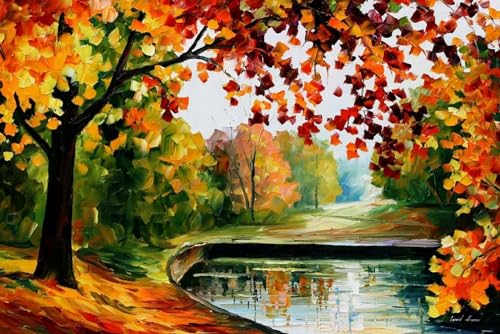 ART.COM Wall Art Print Far Hills by Leonid Afremov, 18
