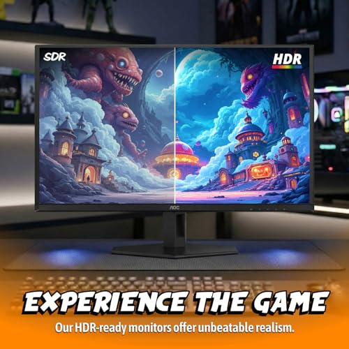 Image of AOC 27G51F 27 inch Gaming Monitor 1920x1080 144Hz, IPS Panel, Console Gaming Ready, Full HD, 3-Sided Frameless, 1x HDMI 2.0, 1x Display Port, 3-Year Zero-Bright-Dot