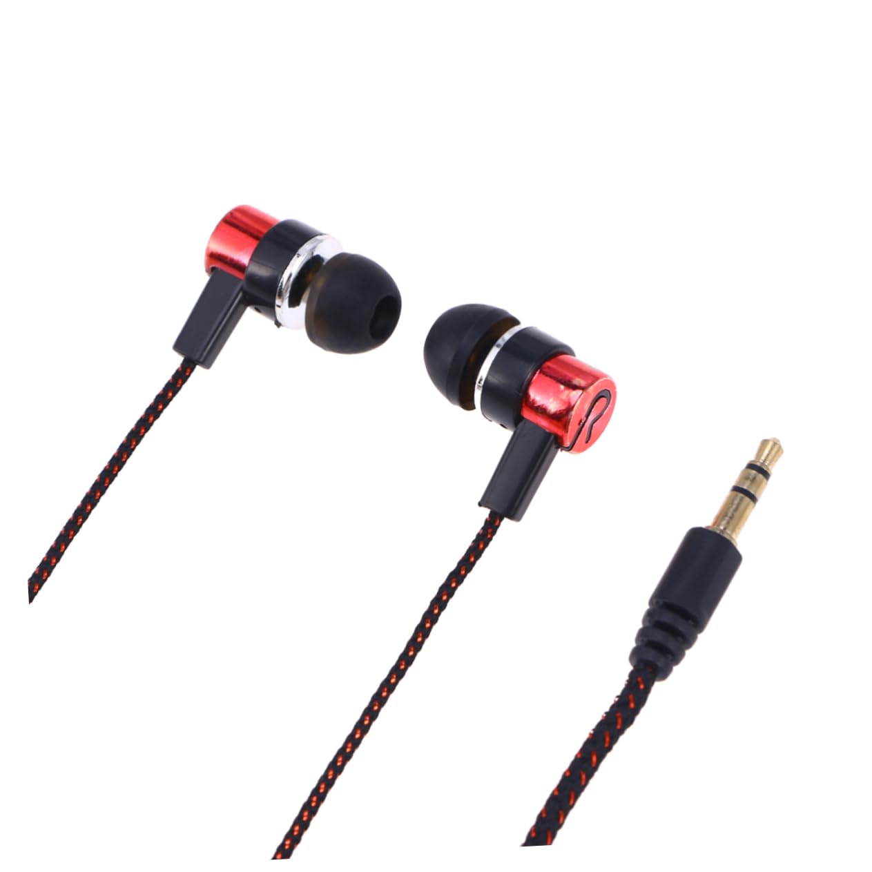 Heavy Bass in-Ear Earphone with Ergonomic Design for Comfortable Wear Noise Cancelling Earbuds for Running and Music Enjoyment