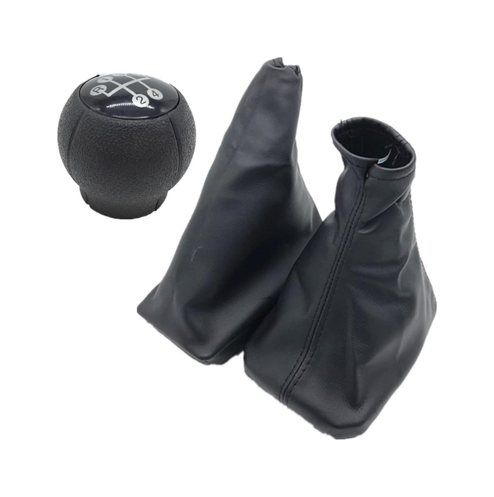 QMTVFSRH Car Gear Shift Knob for Opel for Corsa C 2001-2006 for TIGRA B 2004-2012 for Combo C 2001-2011 Car Gear Shift Knob Lever Gaiter Boot