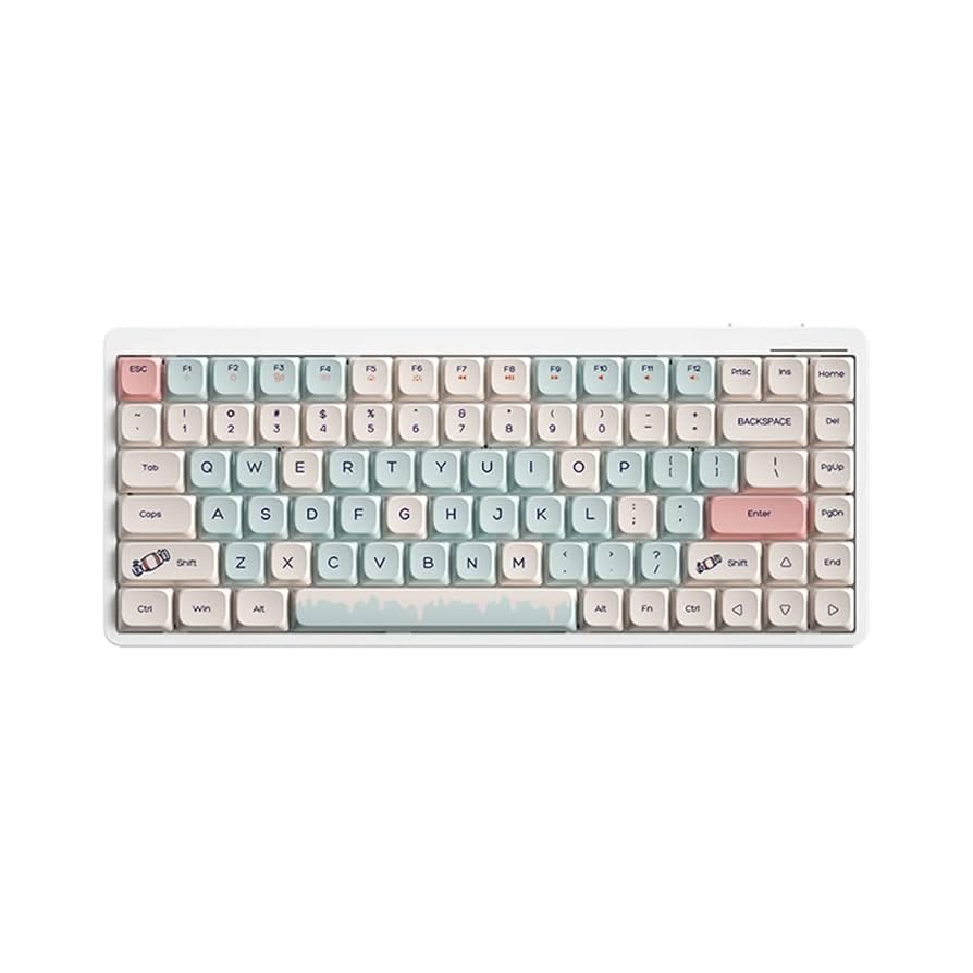 yasuiyo_yasuiyo　QUICK EASY QE5 Board QISUO Mechanical Board 84 s 2.4G+BT5.0+Type-C 3