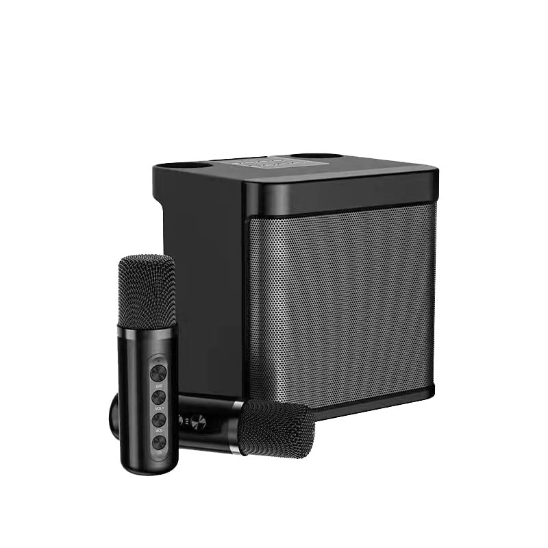 Portable Bluetooth Speaker Karaoke Machine for Adults/Kids with 2 Wireless Microphones Bluetooth Karaoke Speaker PA System Singing Machine with Echo and Vocal Cut