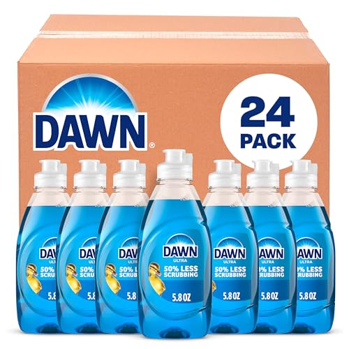 Dawn Ultra Dish Soap Bulk Dishwashing Liquid Detergent Grease Removal Original Scent 5.8 oz (Case of 24)