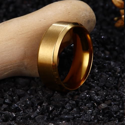 jstyle stainless steel rings for men wedding ring cool simple band 8mm width 3 pcs a set