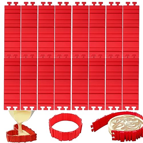 Woohome Silicone Cake Mold, Cake Pan Snake DIY Baking Mould Magic Bake Tools - Design Your Cakes Any Shape (16PCS)