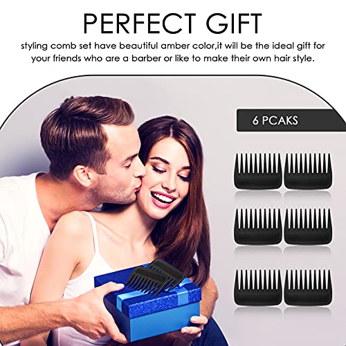 6 Piecess Palm Combs Pocket Mini Brush Palm Hair Brush Wide Tooth Detangling Combs Pocket Travel Combs For Men Women Curly Hair #TOP5
