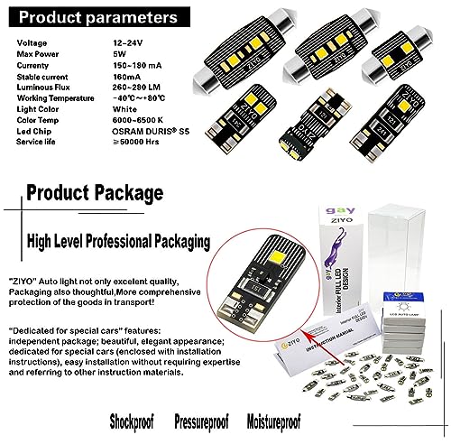 Kit de luces LED interiores para MINI COOPER 2001-2016 miniatura 6