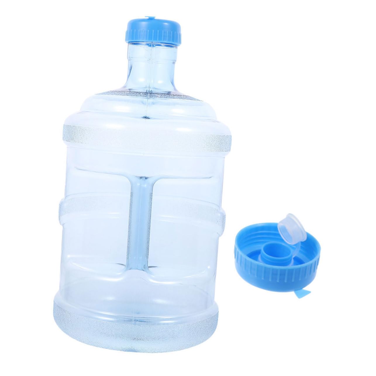 Abaodam Contenitore Chiusura Ermetica 5l per Acqua da Campeggio in PC e Manico Portatile, Bottiglia Leggera Blu per Sport e Outdoor