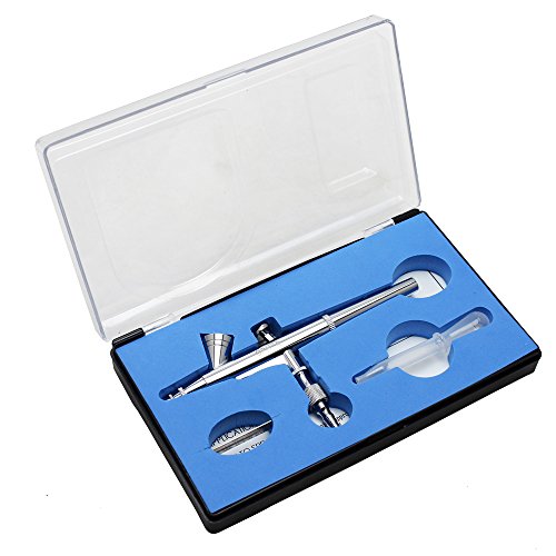 OPHIR 3 Airbrush Kit 110V Air Compressor with Tank Set Spray Air Brush Set for Nail Craft Art Paint - Thumbnail 6