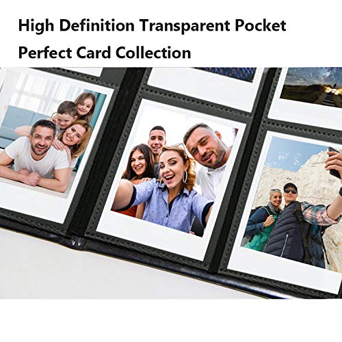 160 Pockets Trading Card Sleeves, Side Loading Pocket Binder, Album Pages Card Collector Coin Holders Wallets Sleeves Set #TOP3
