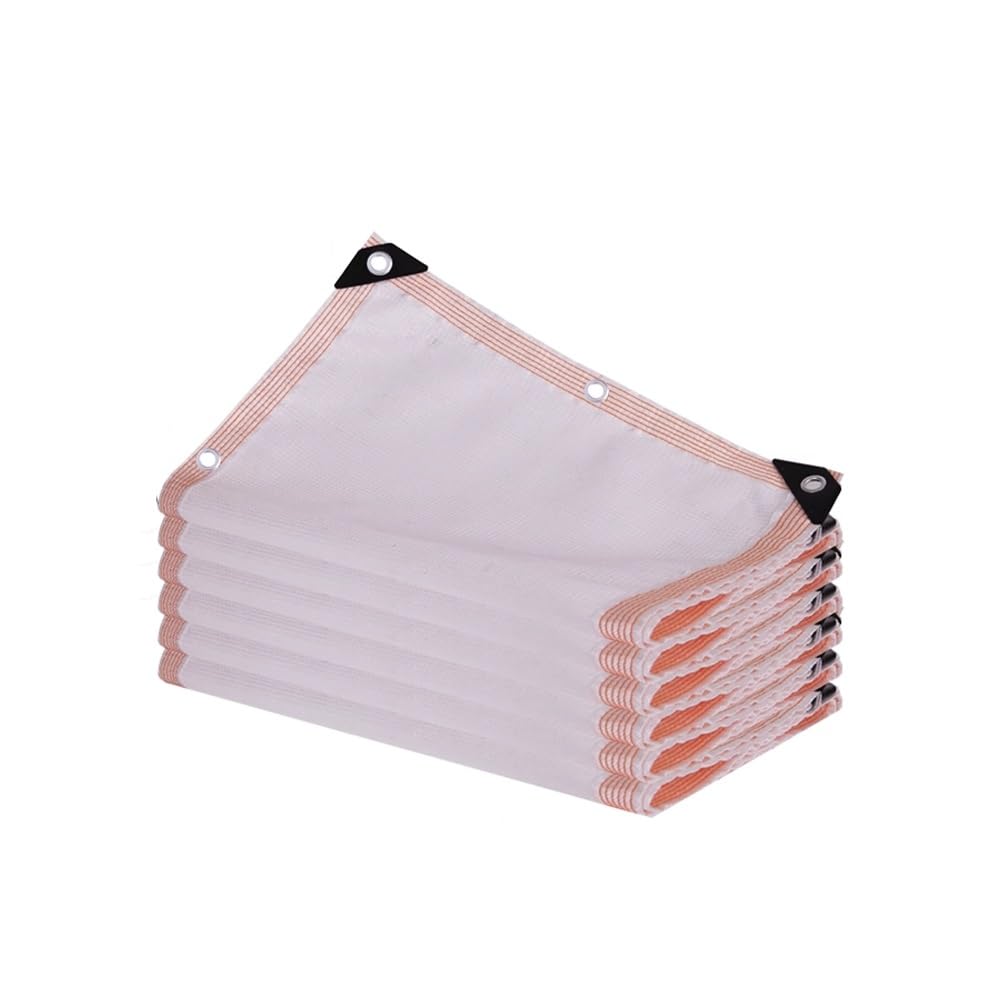 WQPMNYG Garden Shade Cloth with Grommets UVResistant Sunshade Fabric for Outdoor Plants Patio Greenhouse and Chicken Coop (16.5x23ft / 5x7m)