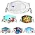 Missli Christmas Face Mask Unisex Reusable Washable Face Protection Adjustable Face Bandanas, Cute Print Xmas Holiday Mouth Mask for Outdoor