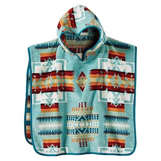 Pendleton Child's Hooded Towel, Aqua
