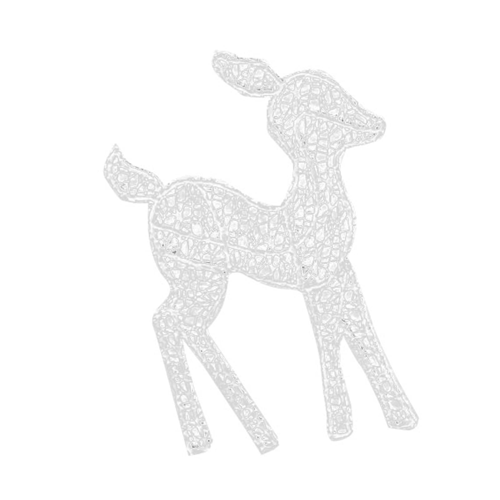 Upgraded Christmas Reindeers Light Up Deer Deocrations Cute Deer Decor for Outdoor Garden Yard Small / / Large Light Up Figure Christmas Garden Decorations Small / / Large Gift Suitable for Yard