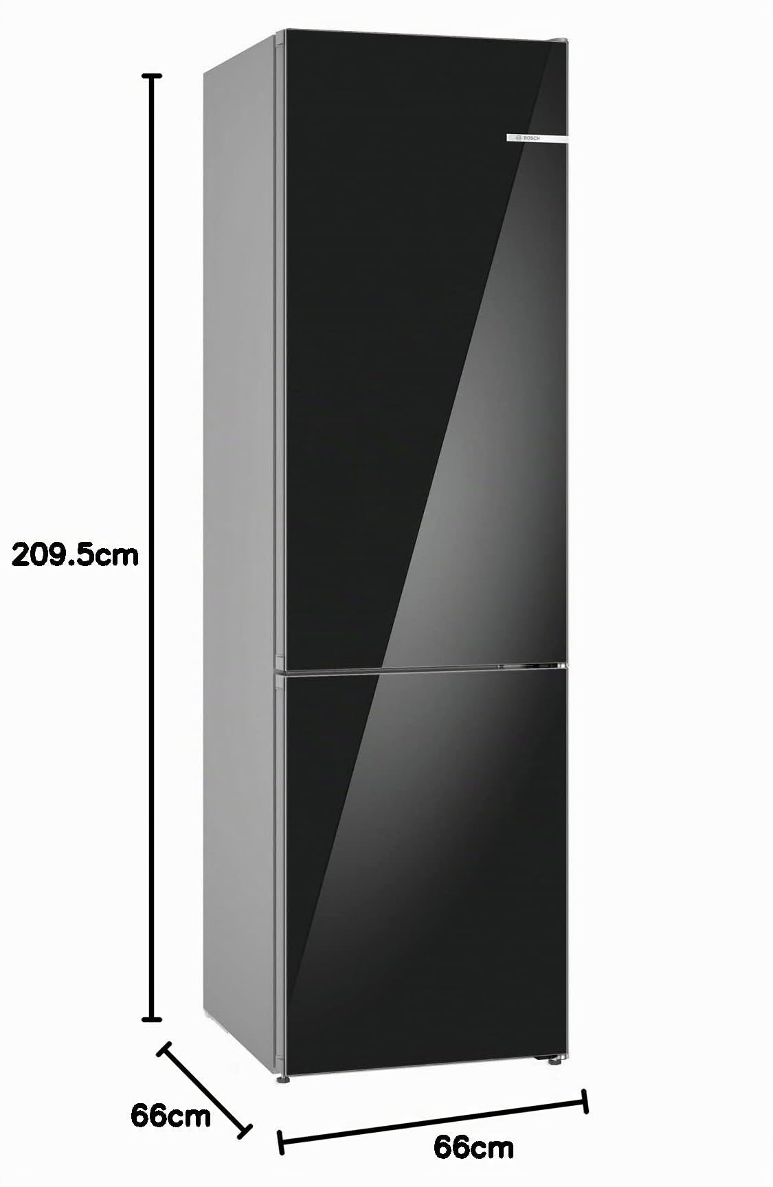 Combi BOSCH KGN39LBCF Cristal negro 2.03m C