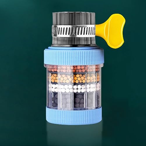 Miniatura 5 de Paquete de 3 filtros de montaje en grifo, purificador de filtro de agua para grifo, filtración de carbón activado, elimina cloro, fluoruro, metales