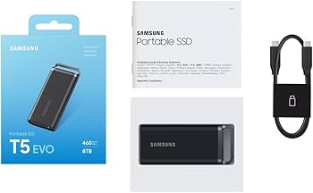 外付けハードディスク・ドライブ Samsung Portable SSD T5 EVO 8TB SSD Amazon | Samsung Portable SSD T5 EVO 8TB USB 3.2 Gen.1 読み取り