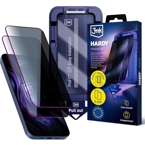 H HARDY PrivZone 9H pour Apple iPhone 14 Pro Max Verre Anti-Espion 2 Pièces Applicateur Transparent