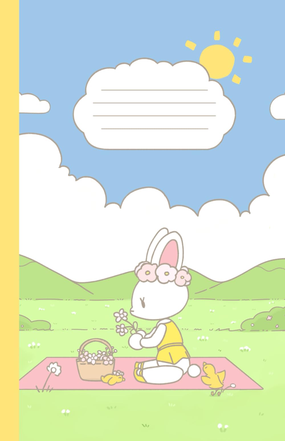 Beesoap Cute Dotted Grid Journal for Stationery Lovers: Bunny 5.5” x 8.5” - Bullet Notebook For Notes, Journaling, and Drawing