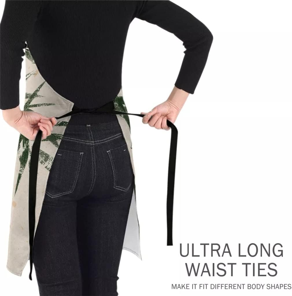 Ink Chinese Aprons for Women Men Kid Cooking Baking Apron Kitchen Utility Equipment Accessories