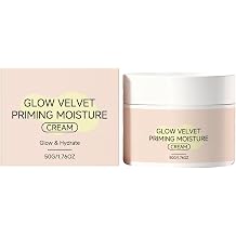 Glow Velvet Priming Moisture Cream, Pore Blurring and Makeup Gripping Primer, Korean Skin Care for All Skin