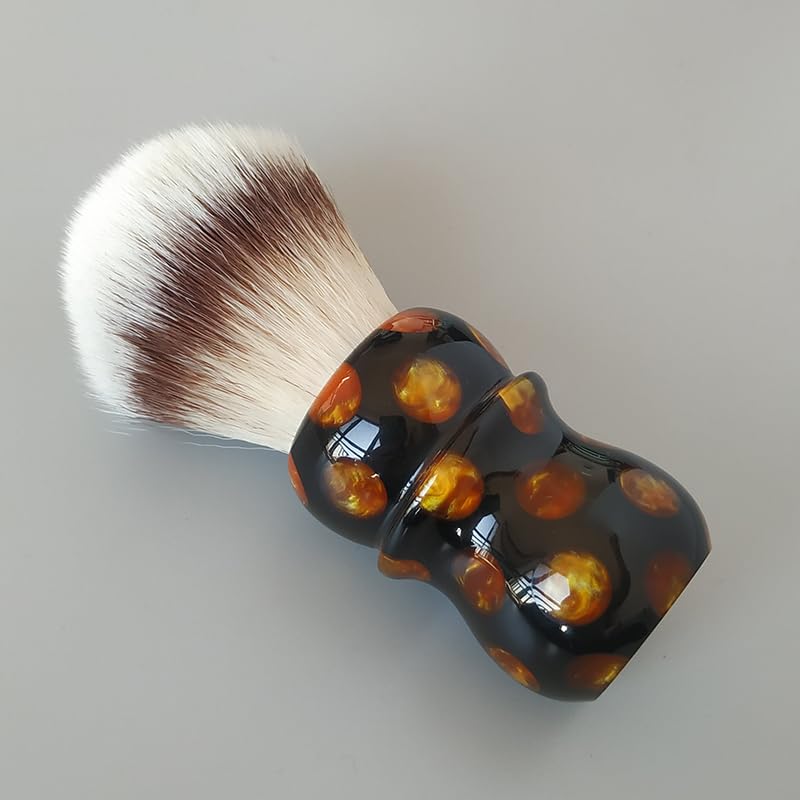 XIAO A2S synthetic hair vegan shaving brush for Shaving soaps and creams,Rich Lather