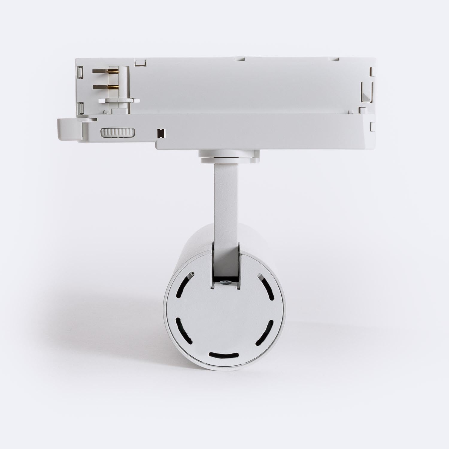 LEDKIA LIGHTING Faretto LED Binario Trifase 20W Carlo Bianco 2700K Bianco Caldo