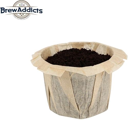 Miniatura 7 de Filtros de café desechables, 600 unidades, marrón, totalmente natural y sin blanquear, filtro de café de un solo uso para tazas K reutilizables o
