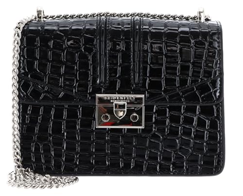 Sac Roros Croco Print Black SEIDENFELT MANUFAKTUR aux finitions haute couture