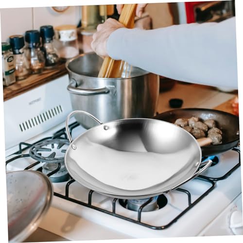ULTECHNOVO Set de 2 Woks de Acero Inoxidable miniatura 5