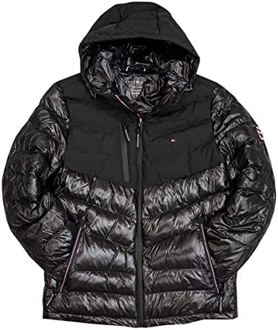 Amazon | [トミーヒルフィガー] 中綿ジャケット 150AN266 メンズ BLACK  