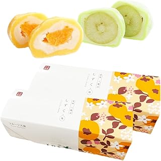 フルーツ大福 シャインマスカット大福 一房みかん大福 2箱 各4個 計8個入り 自宅用 愛媛県 八幡浜市 特産品 クリームチーズ 餡 白餡 和菓子 国産 小林果園