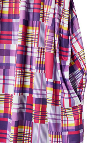Image of AmeriMark Casual Women's Patio Muumuu House Dress Loose Comfortable Short Sleeve Sun Dress Lounger Gown Sleepwear for Ladies