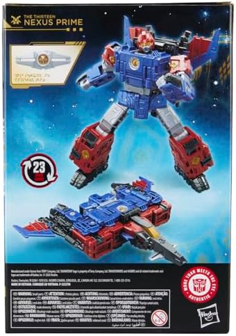 Transformers Age of The Primes The Thirteen Nexus Prime, Voyager Class 6-Inch Converting Action Figure, Robot Toys for Ages 8+ — view 3