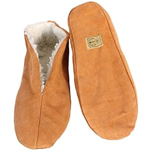 Sonia Originelli Pantoffels leer pantoffels mocassins Schluffis Leather Slippers Beige Gr. 35-47 B333-B