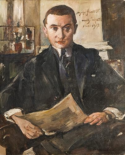 Toile Lovis Corinth Portrait Wolfgang Gurlitt impression haute definition