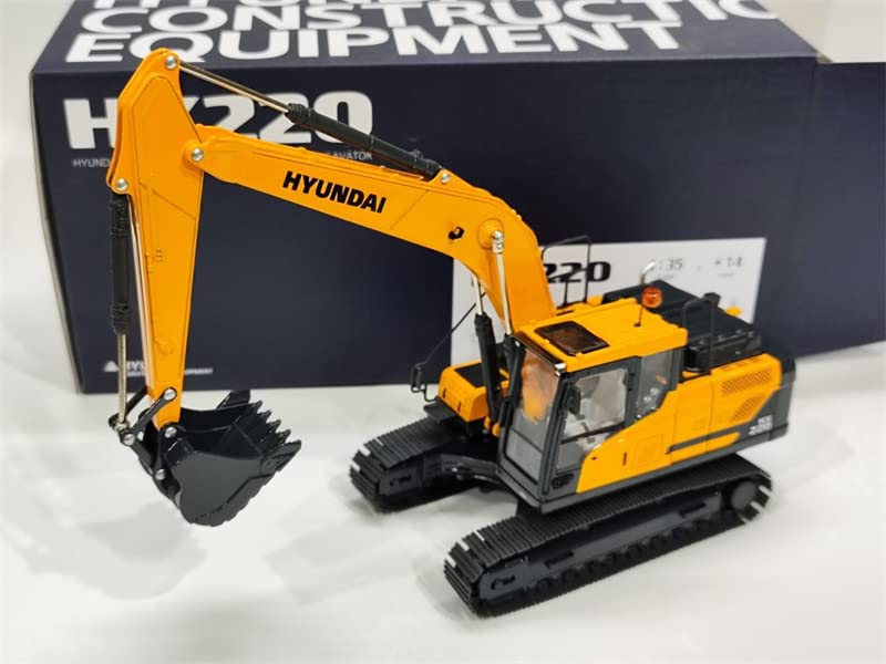 Excavatrice Hyundai HX220 FloZ au 1/35 pour créer un diorama de chantier réaliste