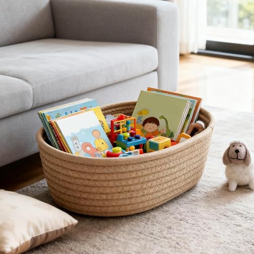 Panier pour chambre de bébé et placards de dortoir avec bacs en coton pliables