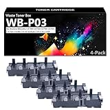 ❤【Excellent rendement】 : la boîte de toner usagé WB-P03 de grande capacité est durable, ce qui offre un excellent rapport qualité-prix et réduit la fréquence de remplacement des cartouches. (Papier A4 avec 5% de couverture).
