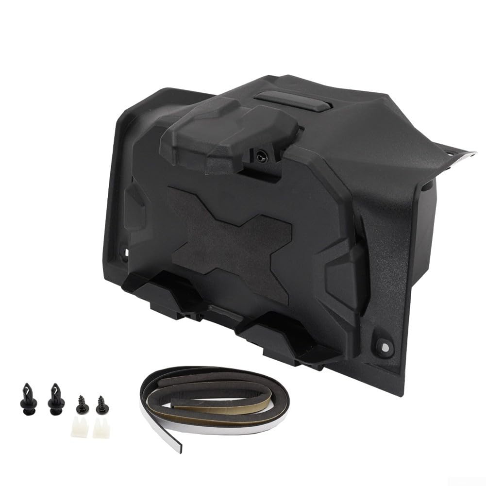 Boîte de rangement avec support de téléphone pour appareil électronique Polaris pour RZR XP1000, RZR XP4 1000, RZR Trail S 900/1000 et modèles Turbo 2019-2023 – Construction en polyéthylène