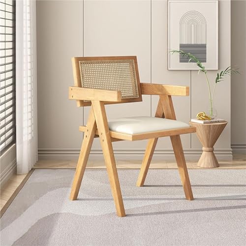 Chaise avec accoudoirs en bois pour sublimer votre cuisine, jardin d'hiver et chambre - 3